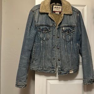 Vintage A&F heavy jacket; all wool lined